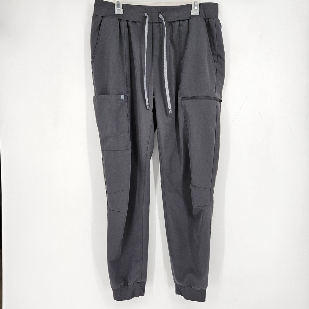 Fabletics Scrub Pants Mens XL All Shift Jogger Healthcare Nurses Gray Uniforms
